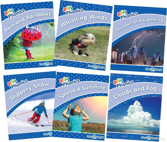 Jolly Phonics Readers Level 4, Our World, Complete Set: In Precursive Letters (British English edition) - Louise Van-Pottelsberghe [KSIĄŻKA]