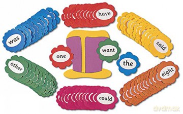 Jolly Phonics Tricky Word Wall Flowers: in Print Letters - Sue Lloyd [KSIĄŻKA]