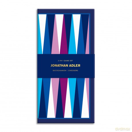 Jonathan Adler 2-in-1 Travel Game Set - Galison [KSIĄŻKA]