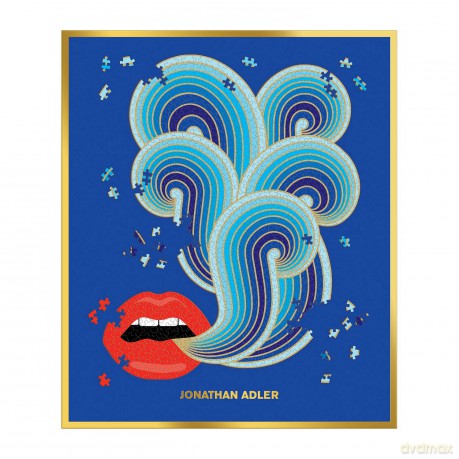 Jonathan Adler 750 Piece Lips Shaped Puzzle - Galison [PUZZLE]
