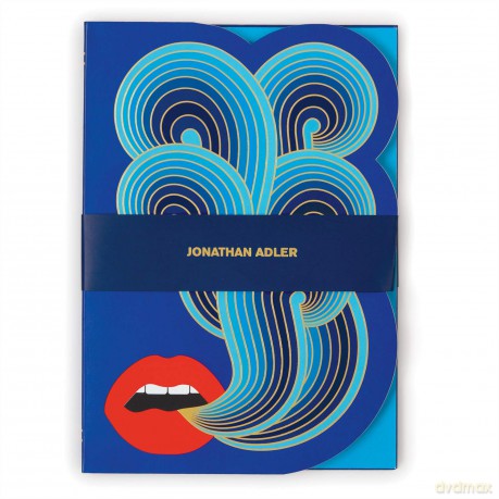 Jonathan Adler Lips A5 Journal - Jonathan Adler [KSIĄŻKA]