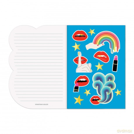 Jonathan Adler Lips A5 Journal - Jonathan Adler [KSIĄŻKA]