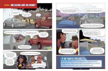 Journey to the Future of Transport: A Max Axiom Super Scientist Adventure (Graphic Science: Max Axiom and the Society of Super Scientists) - Ailynn Collins [KOMIKS]