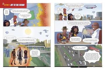 Journey to the Future of Transport: A Max Axiom Super Scientist Adventure (Graphic Science: Max Axiom and the Society of Super Scientists) - Ailynn Collins [KOMIKS]