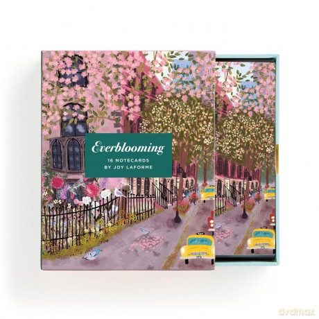 Joy Laforme Everblooming Blank Greeting Card Assortment: 16 notecards - Galison [KSIĄŻKA]