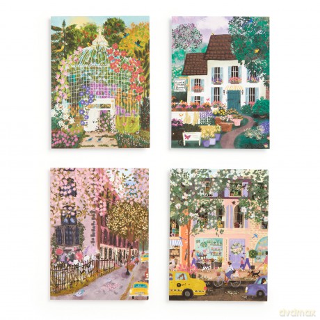 Joy Laforme Everblooming Blank Greeting Card Assortment: 16 notecards - Galison [KSIĄŻKA]