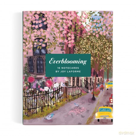 Joy Laforme Everblooming Blank Greeting Card Assortment: 16 notecards - Galison [KSIĄŻKA]