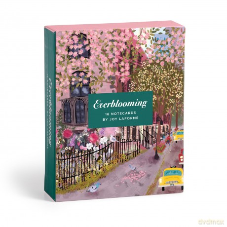 Joy Laforme Everblooming Blank Greeting Card Assortment: 16 notecards - Galison [KSIĄŻKA]