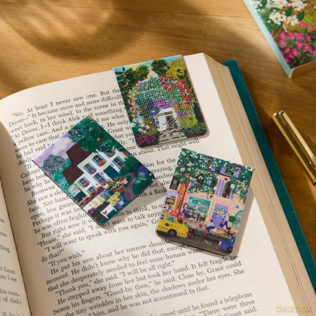 Joy Laforme Everblooming Magnetic Bookmark Set - Galison [KALENDARZ]