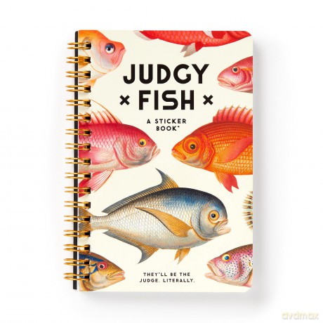 Judgy Fish Sticker Book: A Sticker Book - Brass Monkey [KSIĄŻKA]