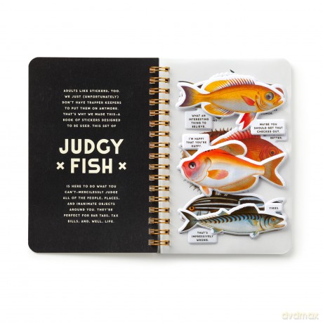 Judgy Fish Sticker Book: A Sticker Book - Brass Monkey [KSIĄŻKA]