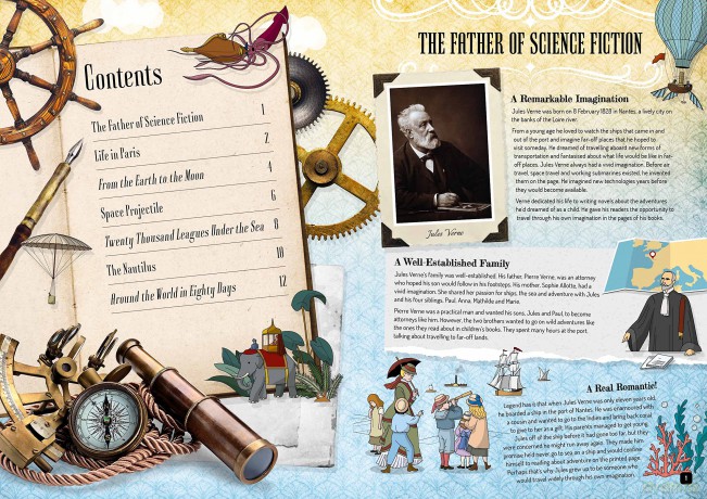 Jules Verne - 3D models (Scientists and Inventors) - E Tome [KSIĄŻKA]