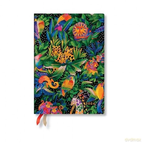 Jungle Song (Whimsical Creations) Midi 12-month Dayplanner 2024 - Paperblanks [KALENDARZ]
