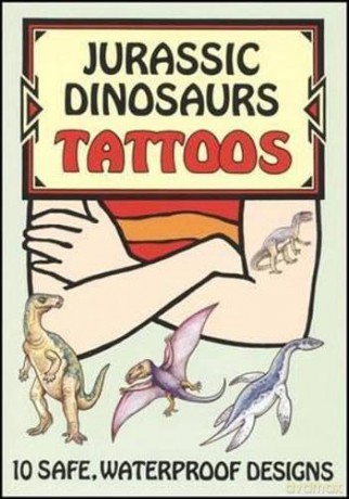 Jurassic Dinosaurs Tattoos (Little Activity Books) - Jane Austen [KSIĄŻKA]