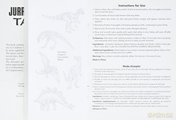 Jurassic Dinosaurs Tattoos (Little Activity Books) - Jane Austen [KSIĄŻKA]
