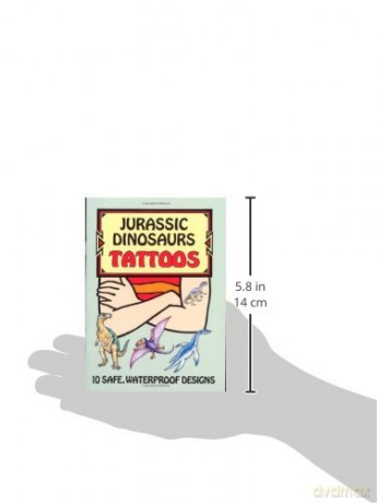 Jurassic Dinosaurs Tattoos (Little Activity Books) - Jane Austen [KSIĄŻKA]