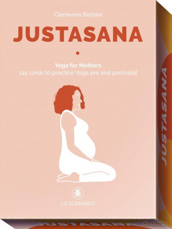 Justasana - Yoga for Mothers: 115 Cards to Practice Yoga Pre and Postnatal - Clémence Barbier [KSIĄŻKA]