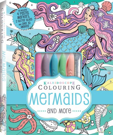 Kaleidoscope Colouring Kit: Mermaids and More - Hinkler Pty Ltd [KSIĄŻKA]