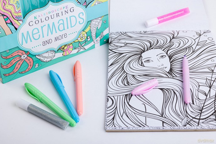 Kaleidoscope Colouring Kit: Mermaids and More - Hinkler Pty Ltd [KSIĄŻKA]