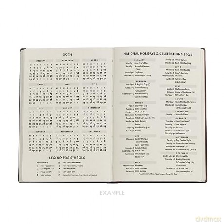 Kara-ori (Japanese Kimono) Mini 12-month Dayplanner 2024 - Paperblanks [KALENDARZ]
