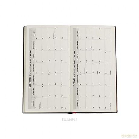 Kara-ori (Japanese Kimono) Slim Verso 12-month Dayplanner 2024 - Paperblanks [KALENDARZ]