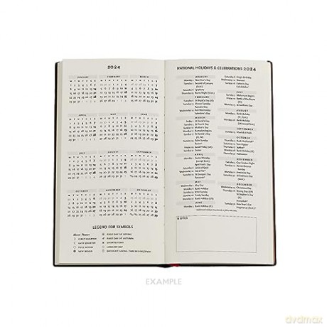 Kara-ori (Japanese Kimono) Slim Verso 12-month Dayplanner 2024 - Paperblanks [KALENDARZ]