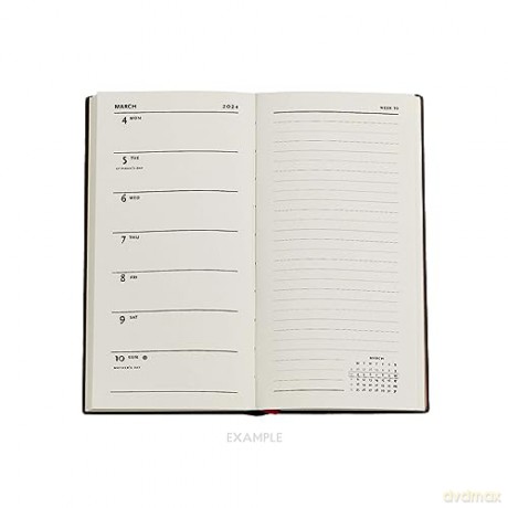Kara-ori (Japanese Kimono) Slim Verso 12-month Dayplanner 2024 - Paperblanks [KALENDARZ]