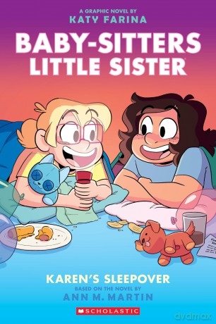 Karen's Sleepover (Babysitters Little Sister Graphic Novel 8) - Ann M. Martin [KSIĄŻKA]