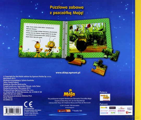 Puzzlowa Książeczka Pracowici Przyjaciele Mai Tw - Paweł Pokora [KSIĄŻKA]