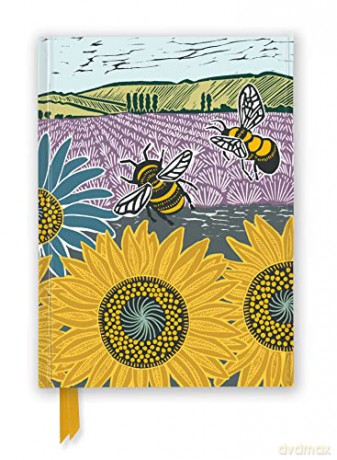 Kate Heiss: Sunflower Fields (Foiled Journal) (Flame Tree Notebooks) - Flame Tree Studio [KALENDARZ]