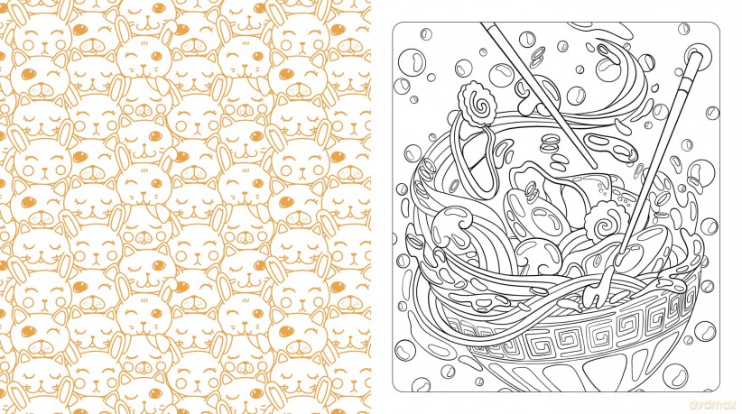 Kawaii Cuties: Color Your Way Through a Charming and Adorable World - More Than 100 Pages To Color! (Chartwell Coloring Books) - Editors of Chartwell Books [KSIĄŻKA]