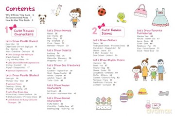 Kawaii Doodles: Supercute Drawings in Four Easy Steps (with over 1,250 illustrations) - Yuu [KSIĄŻKA]
