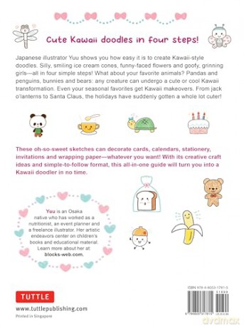 Kawaii Doodles: Supercute Drawings in Four Easy Steps (with over 1,250 illustrations) - Yuu [KSIĄŻKA]