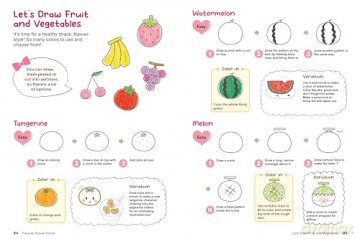 Kawaii Doodles: Supercute Drawings in Four Easy Steps (with over 1,250 illustrations) - Yuu [KSIĄŻKA]