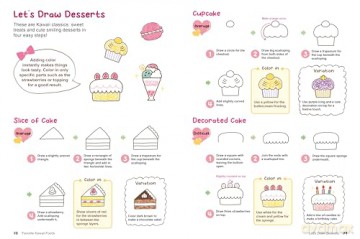 Kawaii Doodles: Supercute Drawings in Four Easy Steps (with over 1,250 illustrations) - Yuu [KSIĄŻKA]