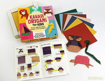 Kawaii Origami for Kids Kit: Create Adorable Paper Animals, Cars and Boats! Includes 48 Folding Sheets and Full-color Instructions - Naoko Ishibashi [KSIĄŻKA]
