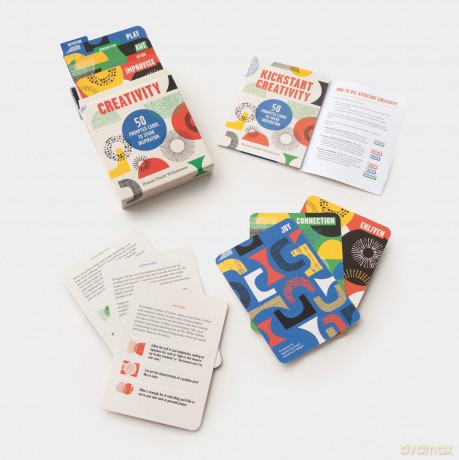 Kickstart Creativity: 50 Prompted Cards to Spark Inspiration - Bonnie Smith Whitehouse [KSIĄŻKA]