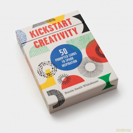 Kickstart Creativity: 50 Prompted Cards to Spark Inspiration - Bonnie Smith Whitehouse [KSIĄŻKA]