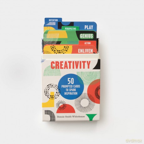 Kickstart Creativity: 50 Prompted Cards to Spark Inspiration - Bonnie Smith Whitehouse [KSIĄŻKA]