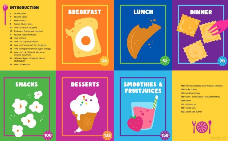Kids in the Kitchen: 70+ Fun Recipes for Young Chefs to Stir Up! - Rossini Perez [KSIĄŻKA]