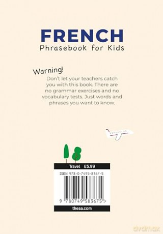 Kids Phrasebook French (Phrasebook for Kids) (Essential French Phrasebook) Paperback [KSIĄŻKA]