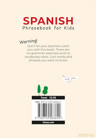 Kids Phrasebook Spanish (Phrasebook for Kids) (Essential French Phrasebook) Paperback [KSIĄŻKA]