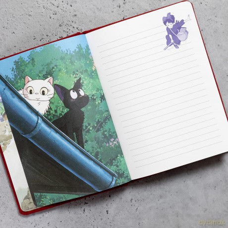 Kiki's Delivery Service: Jiji Plush Journal - Studio Ghibli [KALENDARZ]