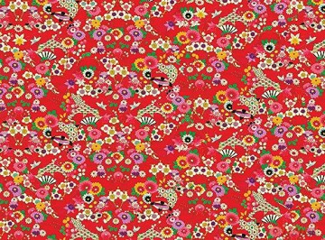 Kimono Flowers Gift Wrapping Papers - 12 sheets: 18 X 24 Inch (45 X 61 CM) High-Quality Wrapping Paper: 18 X 24 Inch (45 X 61 CM) Wrapping Paper Sheets - Tuttle Studio [KSIĄŻKA]