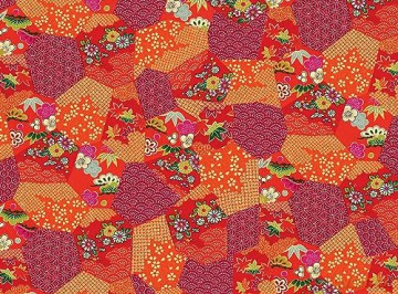 Kimono Flowers Gift Wrapping Papers - 12 sheets: 18 X 24 Inch (45 X 61 CM) High-Quality Wrapping Paper: 18 X 24 Inch (45 X 61 CM) Wrapping Paper Sheets - Tuttle Studio [KSIĄŻKA]
