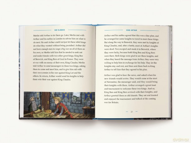 King Arthur - Kid Classics: The Illustrated Just-for-Kids Edition: 8 - Applesauce Press [KSIĄŻKA]