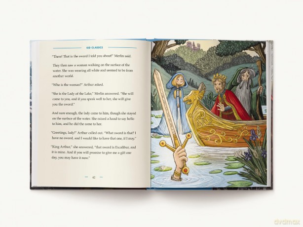 King Arthur - Kid Classics: The Illustrated Just-for-Kids Edition: 8 - Applesauce Press [KSIĄŻKA]