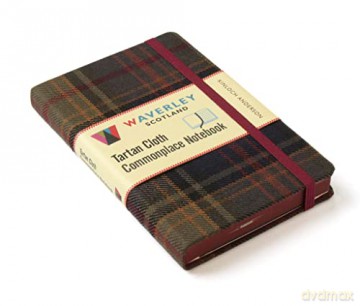 Kinloch Anderson Notebook: Waverley Genuine Scottish Tartan Notebook - Ron Waverley Scotland [KSIĄŻKA]