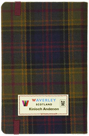 Kinloch Anderson Notebook: Waverley Genuine Scottish Tartan Notebook - Ron Waverley Scotland [KSIĄŻKA]