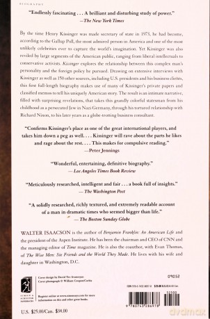 Kissinger: A Biography - Walter Isaacson [KSIĄŻKA]